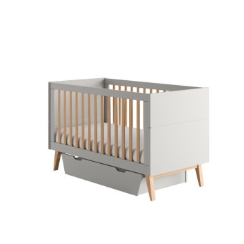 Baby crib 140x70 (Swing Gray collection)